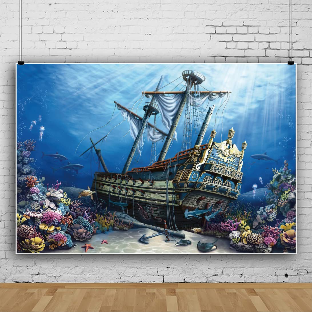 AWERT 24x12 Inches Underwater Aquarium Background Opened