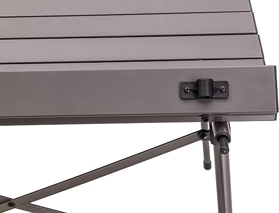 ALPS Mountaineering Aluminum Roll-Top Camp Table with Fast Setup and Compact Storage