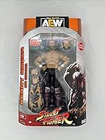 Vista 1 de All Elite Wrestling x Street Fighter Kenny Omega (Akuma) Figura de acción de 6 pulgadas (exclusiva)