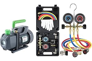 Lichamp 1/4 HP 3.5 CFM Vacuum Pump Automotive A/C