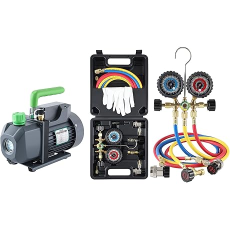 Lichamp 1/4 HP 3.5 CFM Vacuum Pump Automotive A/C