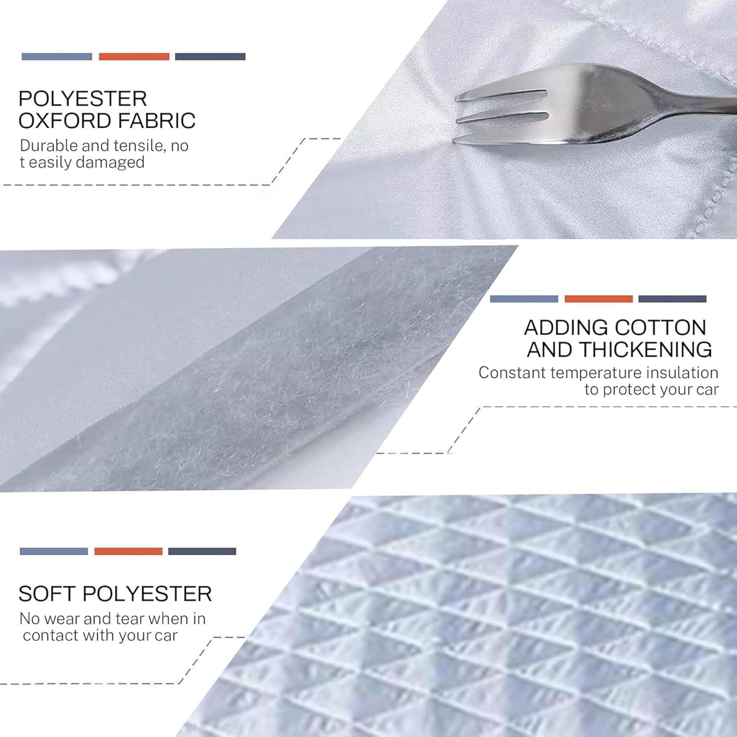 Hail Protector Car Cover Compatible with GMC Terrain SLE 2024, Custom Fit, All Weather Protection Hail Proof Car Covers for Outside Storage,with Reflective Strips,Thick Cotton