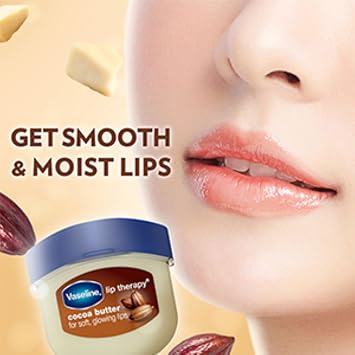 Vaseline Lip Therapy Lip Balm Mini, Cocoa Butter, 0.25 oz