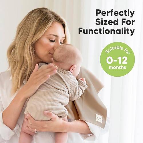 Miniatura 5 de Paquete de 6 paños orgánicos para eructos para bebés, niñas y niños, paños grandes para eructos, paños para eructos para bebés, niños, niñas, paño