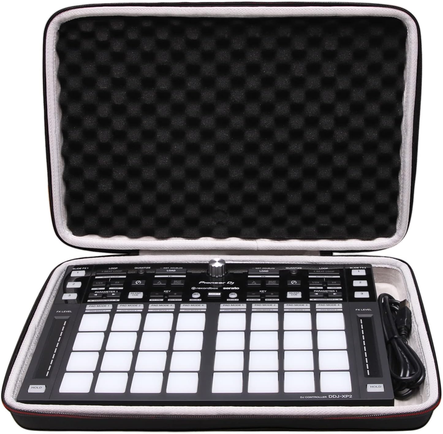 LTGEM EVA Hard Case for Pioneer DJ DDJ-XP2 Sub-controller - Protective Carrying Storage Bag