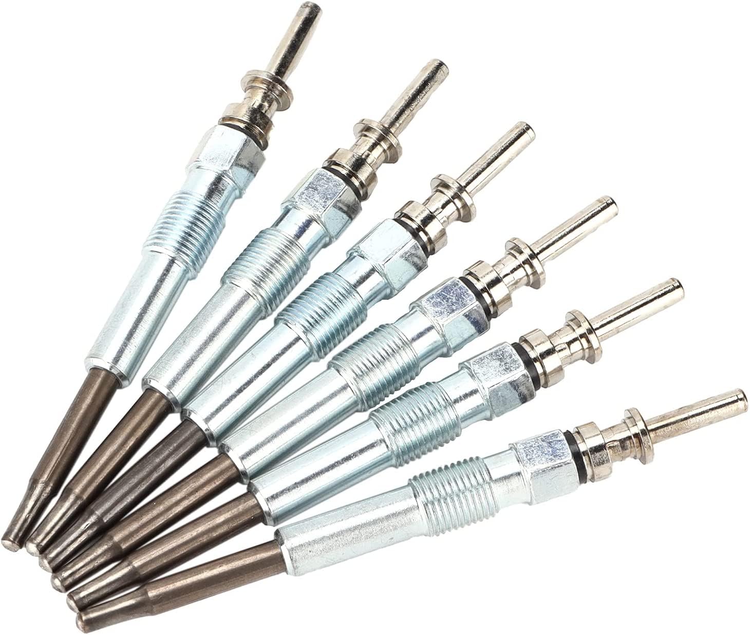 Partsline Kit relais de préchauffage + 6 bougies M10x1.0 compatible avec Série 3 5 X3 X5 X6 3.0d équivalent à 12217788327, 12237786869