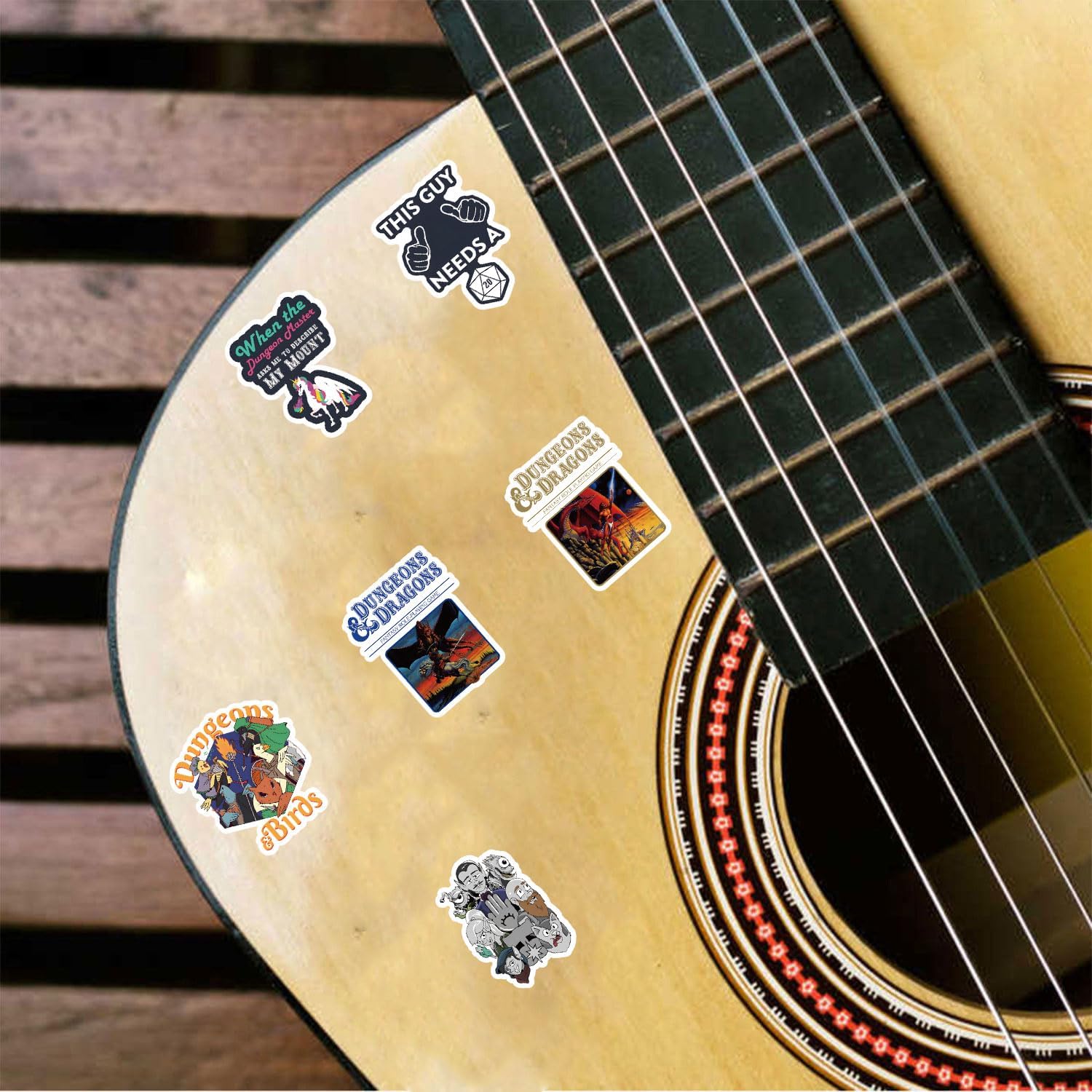 200Pcs Dungeons and Dragons Stickers DND Stickers GMVAESKY for Laptop Water Bottle Bumper Luggage Computer Skateboard Snowboard, Gifts for Kids Girls Teens Boys - Image 4