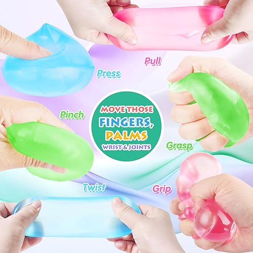 Miniatura 3 de Cubo estrujable para el estrés, pelotas antiestrés para niños y adultos  Cubo de hielo de azúcar de malta de diamante elástico grande, juguetes