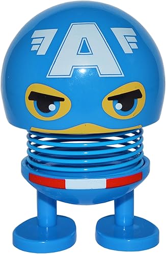 SciencePurchase Captain Freedom Bobblehead Figura Decoración de Coche - Decoración de Interior Fresco Juguete de Fiesta Adorno de Tablero