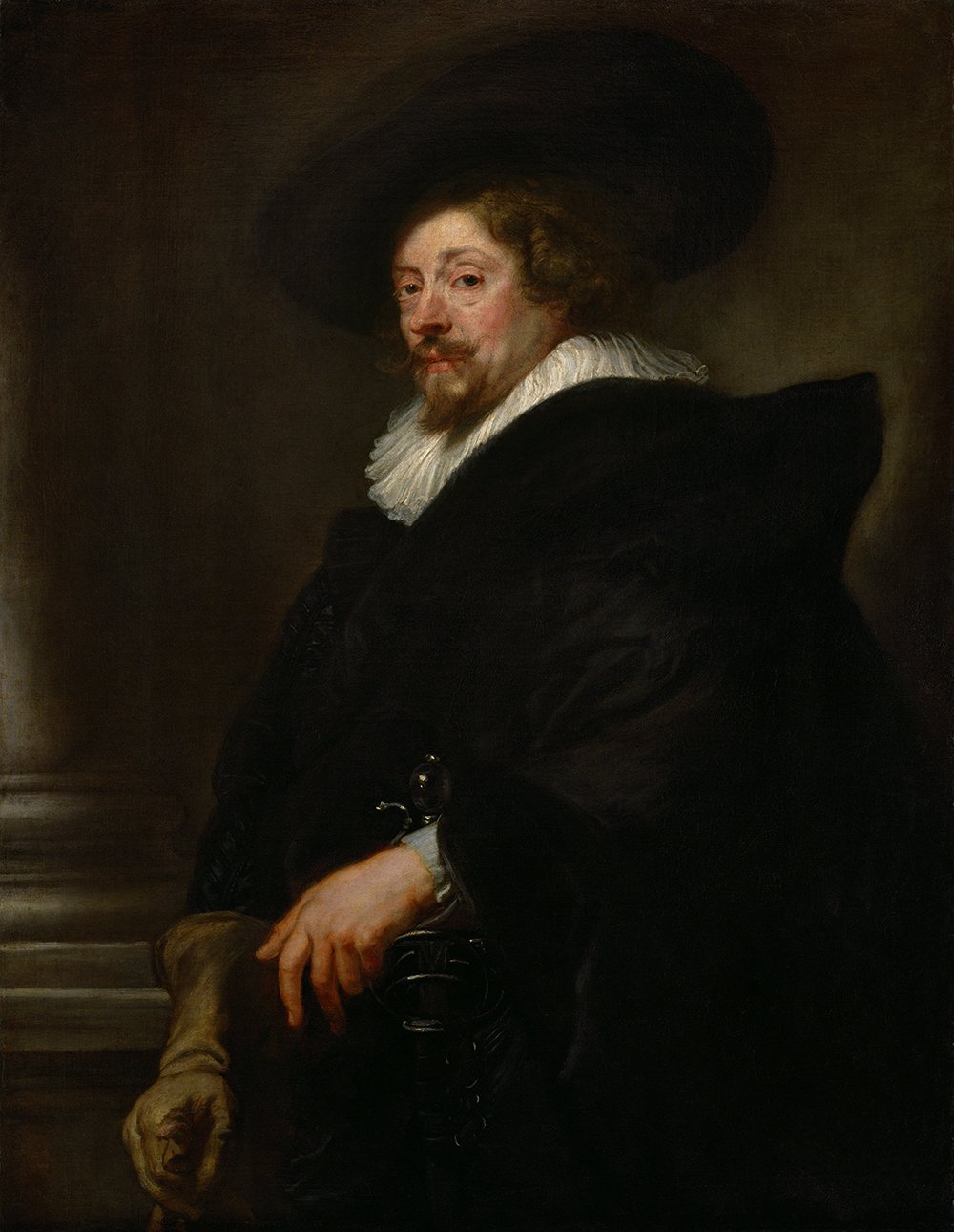 Peter Paul Rubens Selfportrait grand poster mat pour creer une ambiance de musee
