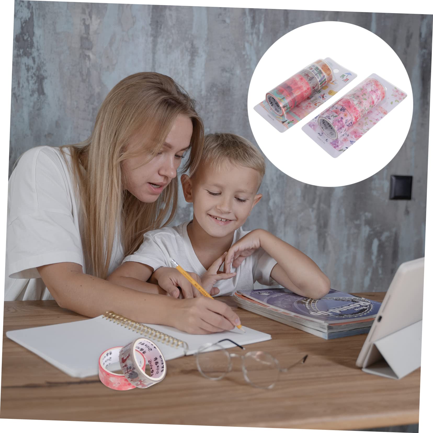 STOBOK 39rotoli Nastro Adesivo Decorativo Set Per Fai Da Te Washi Tape Per Scrapbooking e Decorazioni Di Diario Carta Pulp Di Qualità Superiore Per Creazioni Artistiche e Regali
