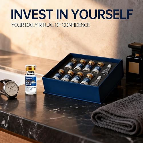 Miniatura 7 de 5% de minoxidil para el crecimiento del cabello con biotina, suero tópico extra fuerte con solución de minoxidil con romero y cafeína para