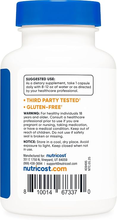 Nutricost Nattokinase 2,000FU, 120 Capsules, Gluten Free, GMO-Free