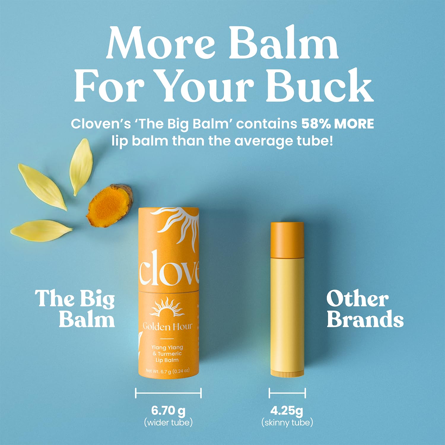 Regenerative Grass-Fed Beef Tallow Lip Balm, Moisturizing, Tropic Floral image 2