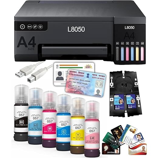 MY PRINT L8050 Wireless Inkjet Printer A4