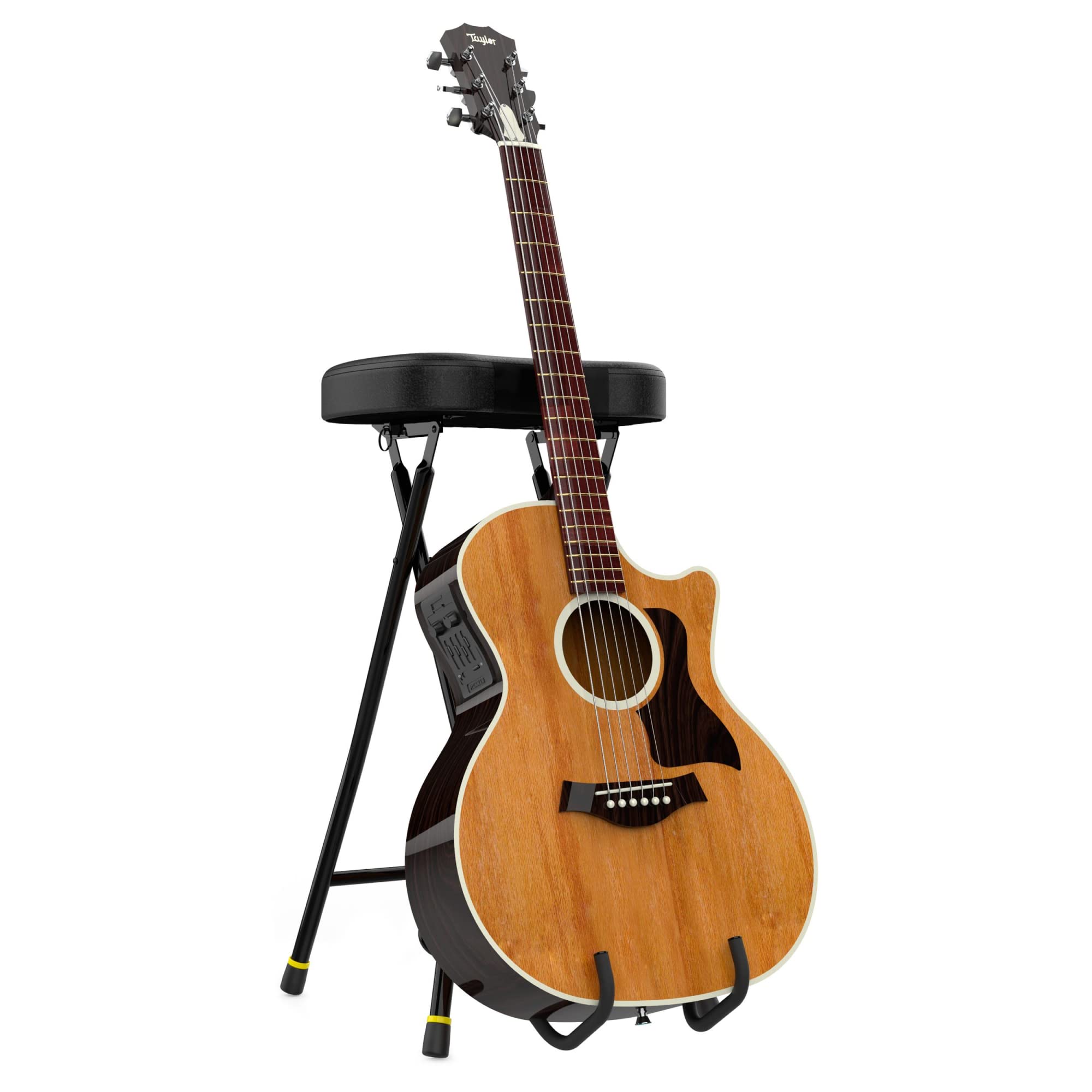MONKEY LOOP Seat Prime 01 - Banc de Guitare - Banc Pliant Robuste avec Support de Guitare - Capacité de Charge 136 kg - Coussin rembourré de 64 mm d'épaisseur - Pieds en Caoutchouc