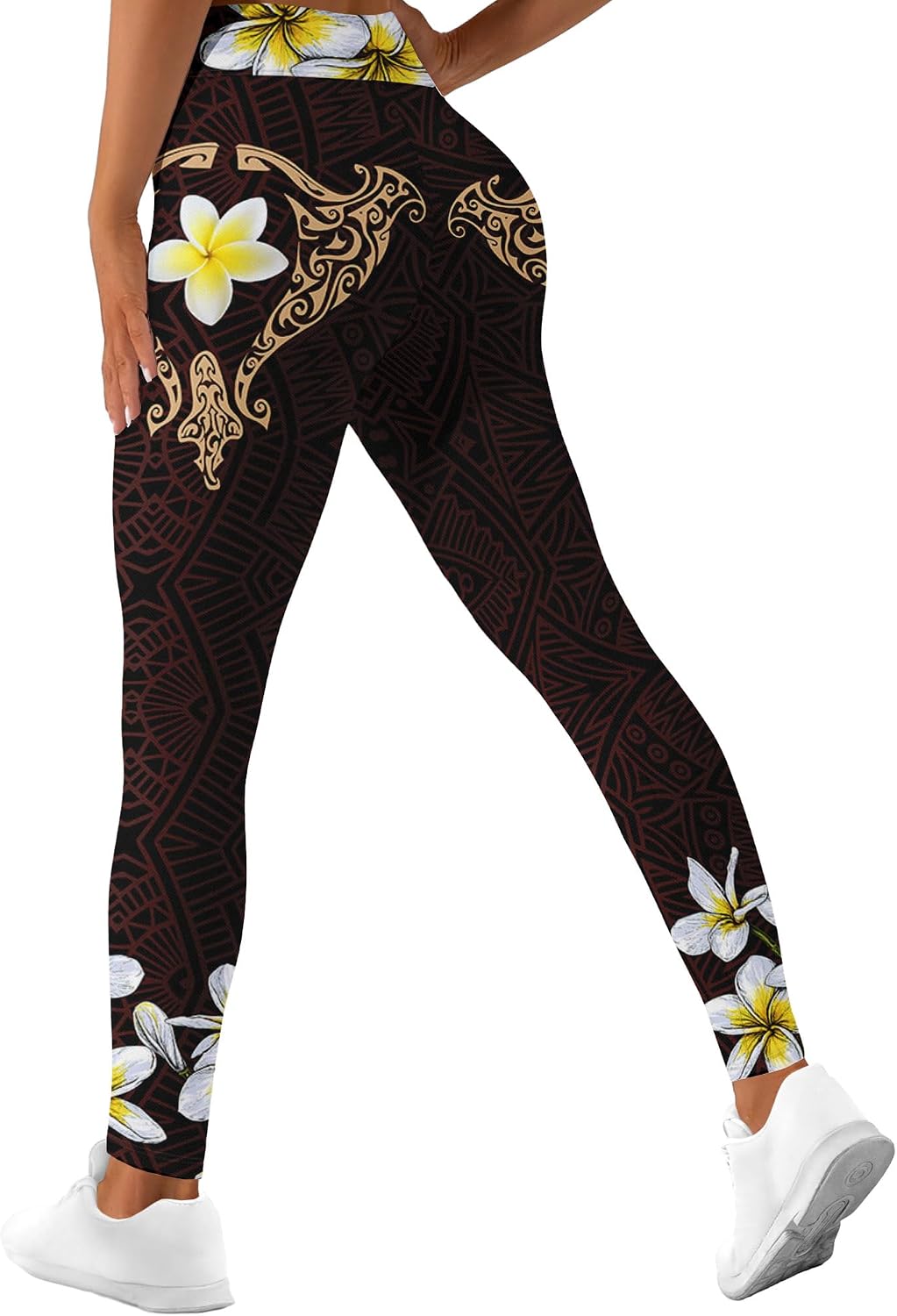 HIVICHI Printed Leggings for Women Pattern Graphic Colorful Cute Crazy High Waisted Workout Running Gym Exercise Yoga Pants