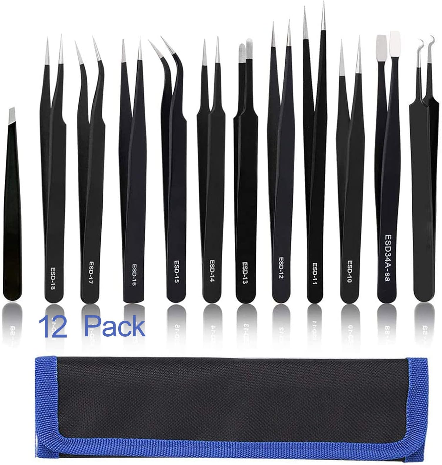 Tweezer Set 12-PCS