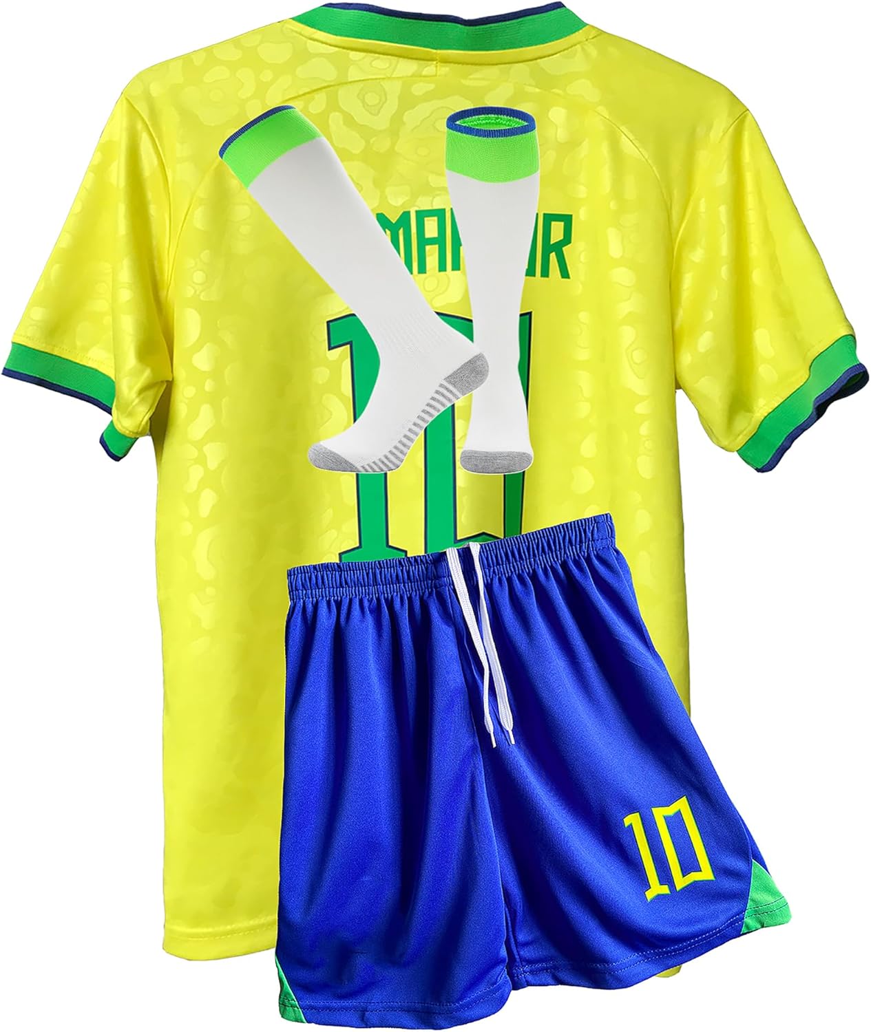 Boys Soccer Jerseys Training Uniform Soccer Jerseys for Kids Youth Soccer Fans Jerseys Gift Kit Set