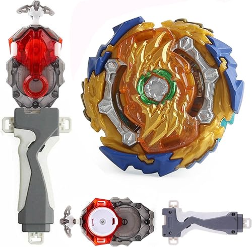 Bey Battling Toys Burst Booster GT Starter B-139 Mago Fafnir Rt Rs Sen Batalla con B-184 Cuerda personalizada Bey Launcher LR Izquierdo+Derecha