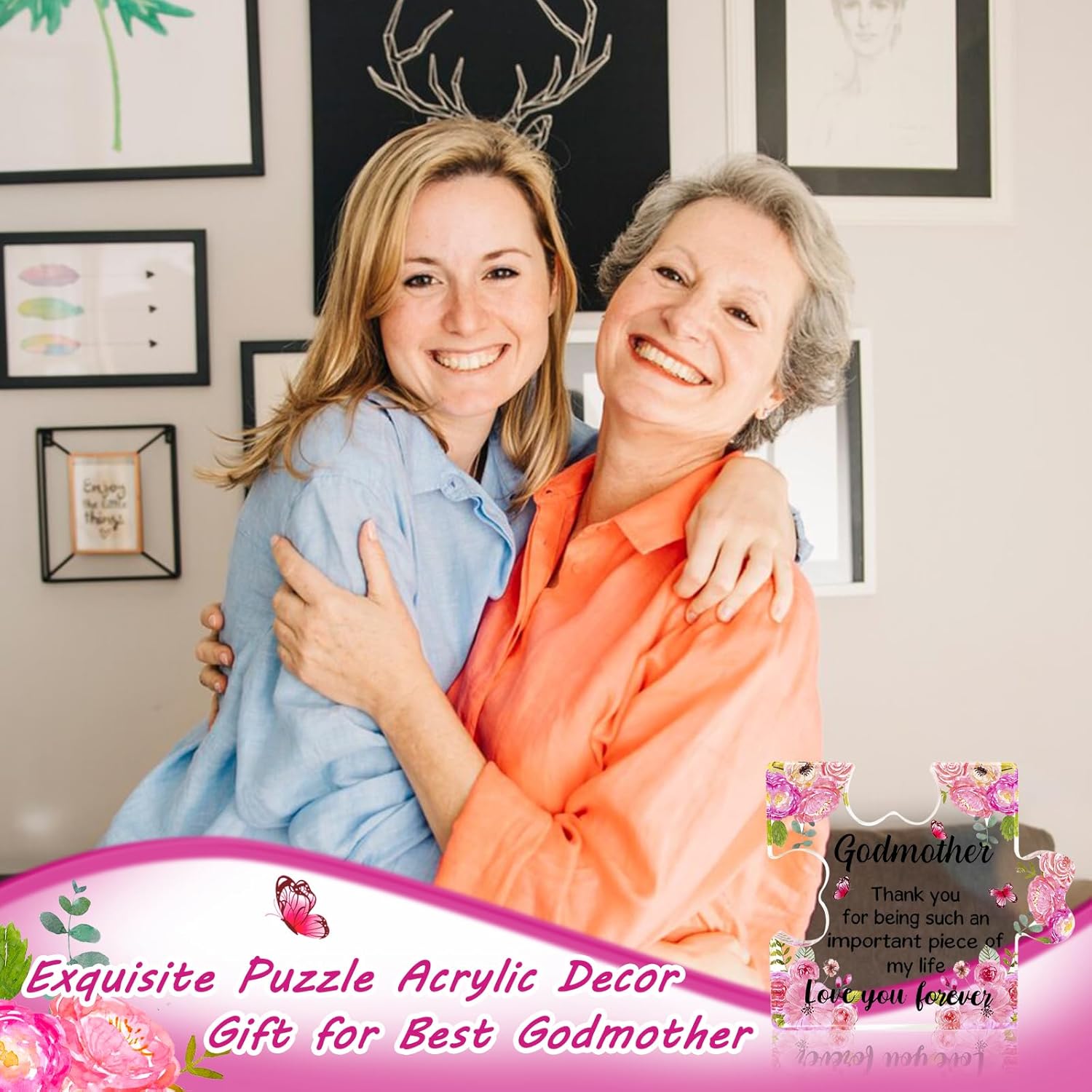 Godmother Gift God Mother Gifts for Women Godmother Gifts from Godchild God Mother Proposal Gift Birthday Christmas Mothers Day Promoted to Godmom Present from Goddaughter Godson - Image 7