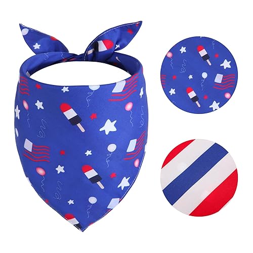 4th of July Dog Bandana Small 1PCS, American Flag Bandana,