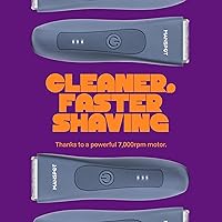Vista 3 de MANSPOT Afeitadora eléctrica para ingle, recortadores de acabado capilar, juego de afeitado y aseo para hombres con 4 protectores y cabezales