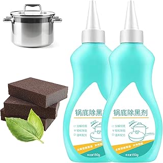 Magic Gel Cleaner for Pots and Pans,Magic Gel Cleaner for Pot Bottom,Gel to Clean Pots and Pans,Black Pot Bottom Cleaning Gel,Cleaner for Bottom of Pots and Pans (2PCS)