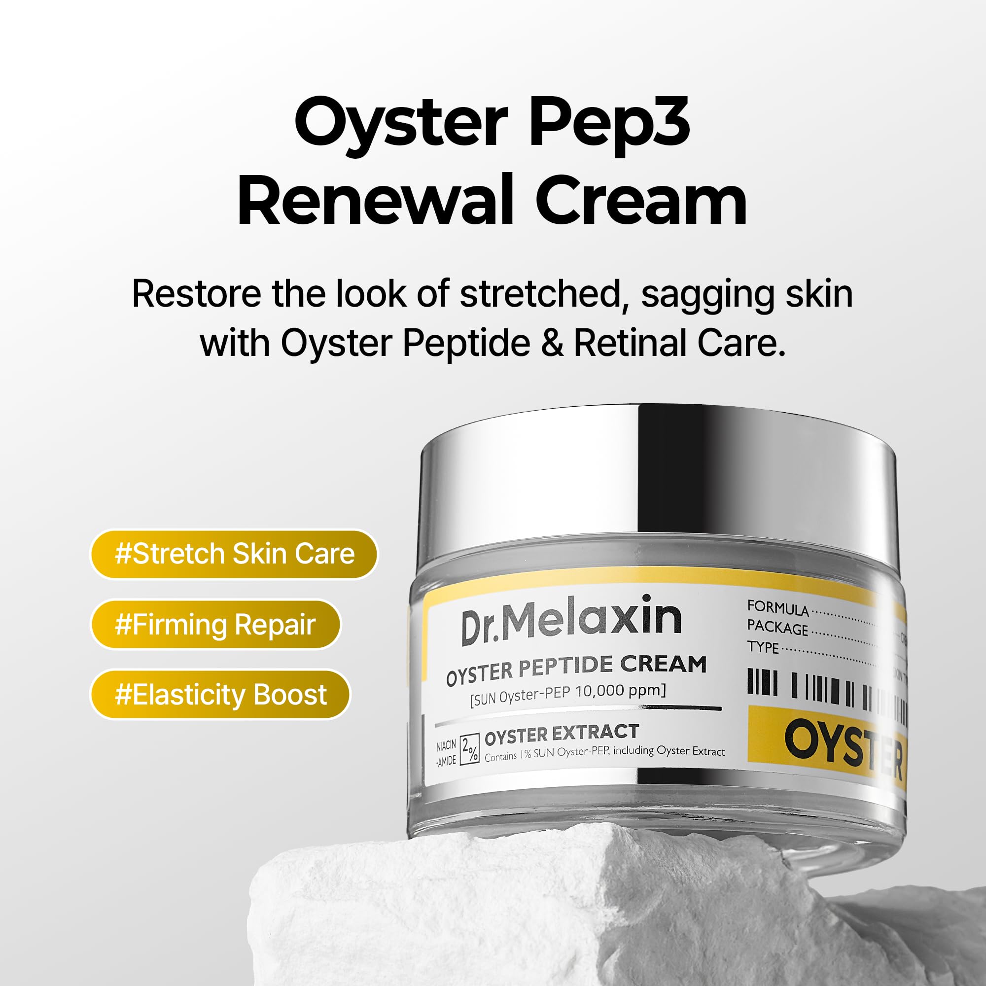 Amazon.com: Dr.Melaxin Oyster Pep3 Renewal Cream | Stretch Marks