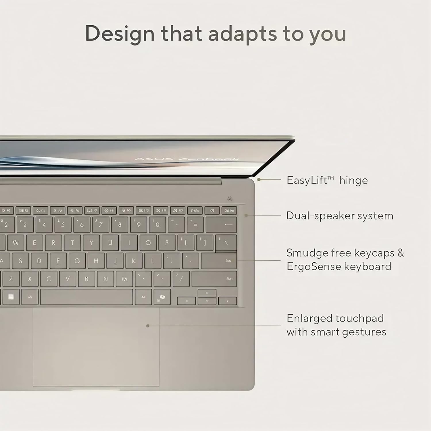 ASUS Zenbook A14 Copilot+ AI PC Laptop | 14" WUXGA OLED (100% DCI-P3) | Qualcomm Snapdragon X Plus (Up to 45 Tops) | 16GB RAM 512GB SSD | for Creator Business Professional Win11 w/DLCA Accessory - Image 9