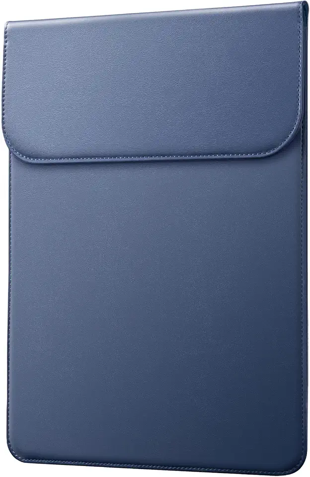 JETech Capa Fina para Laptop para MacBook Neo (A18 Pro), MacBook Air 13 Polegadas (M2/M3/M4/M5) 2022-2026, MacBook Pro 13 Polegadas (M1/M2) 2016-2022, Capa Couro PU (Marinha)