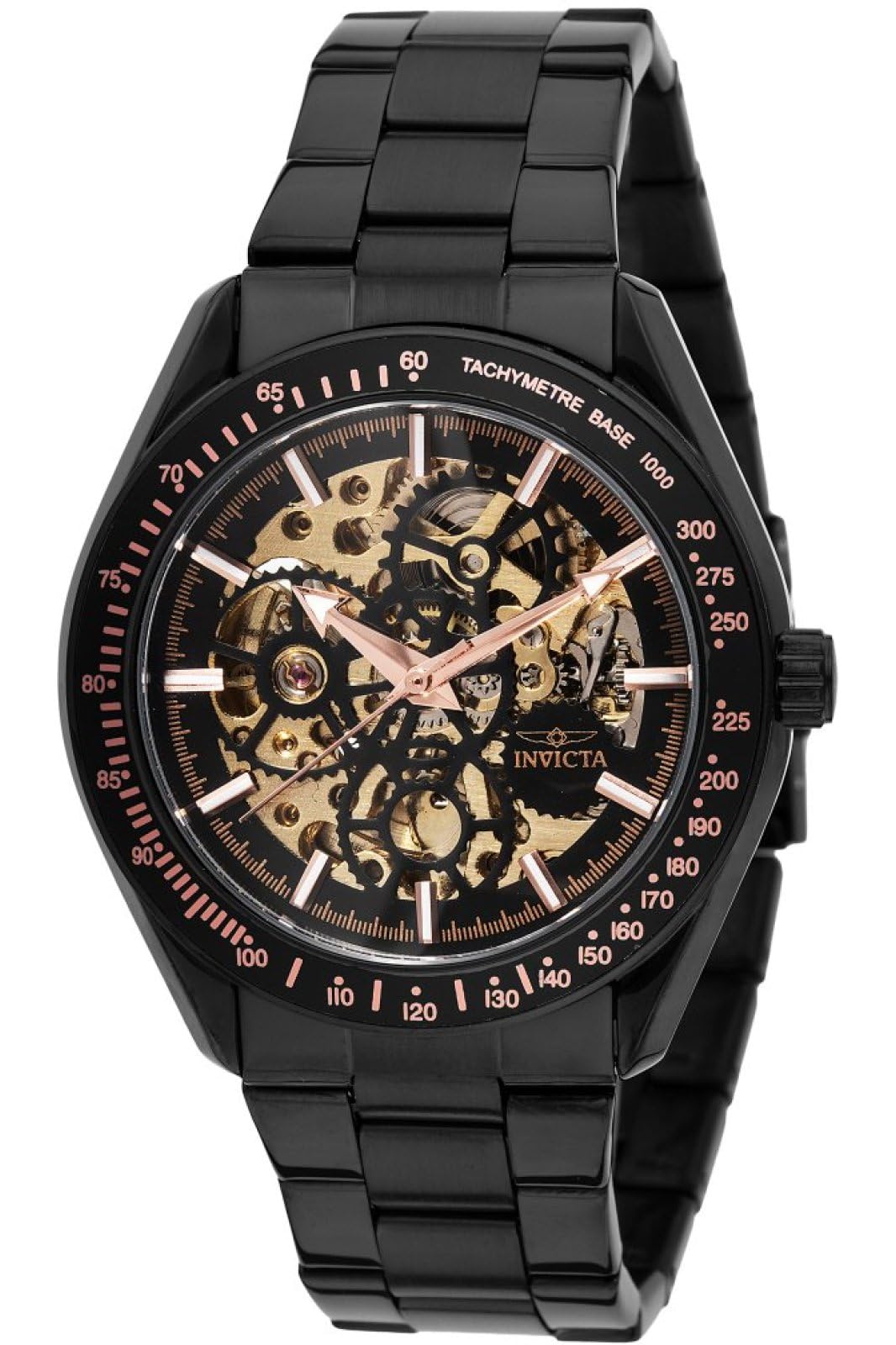 Amazon.com: Invicta Objet D Art Men 46mm Stainless Steel Black