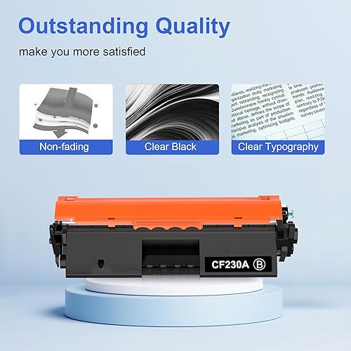 Miniatura 5 de Toner Kingdom 30A CF230A Cartucho de tóner de repuesto para HP 30A Cartucho de tóner negro 30X CF230X para impresora HP Laserjet Pro MFP M227fdw