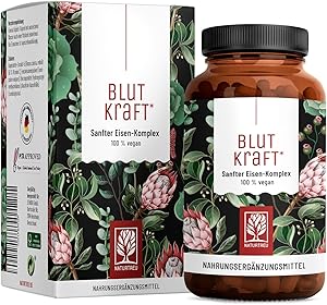 NATURTREU Blutkraft Eisen-Komplex 14mg vegan – 120 Kapseln