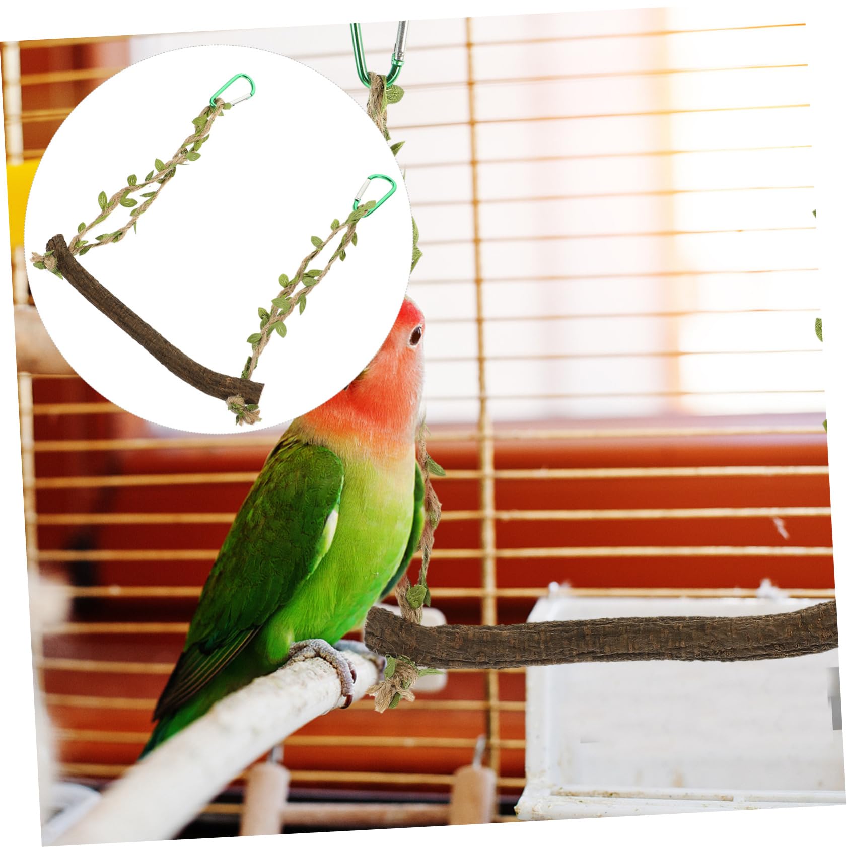 Yardwe 5stücke Parakeet Schaukelspielzeug Für Papageien Natürliche Vogelspielzeug Perch Für Käfige Für Wellensittiche Und Kleine Vögel Fördert Spiel Und