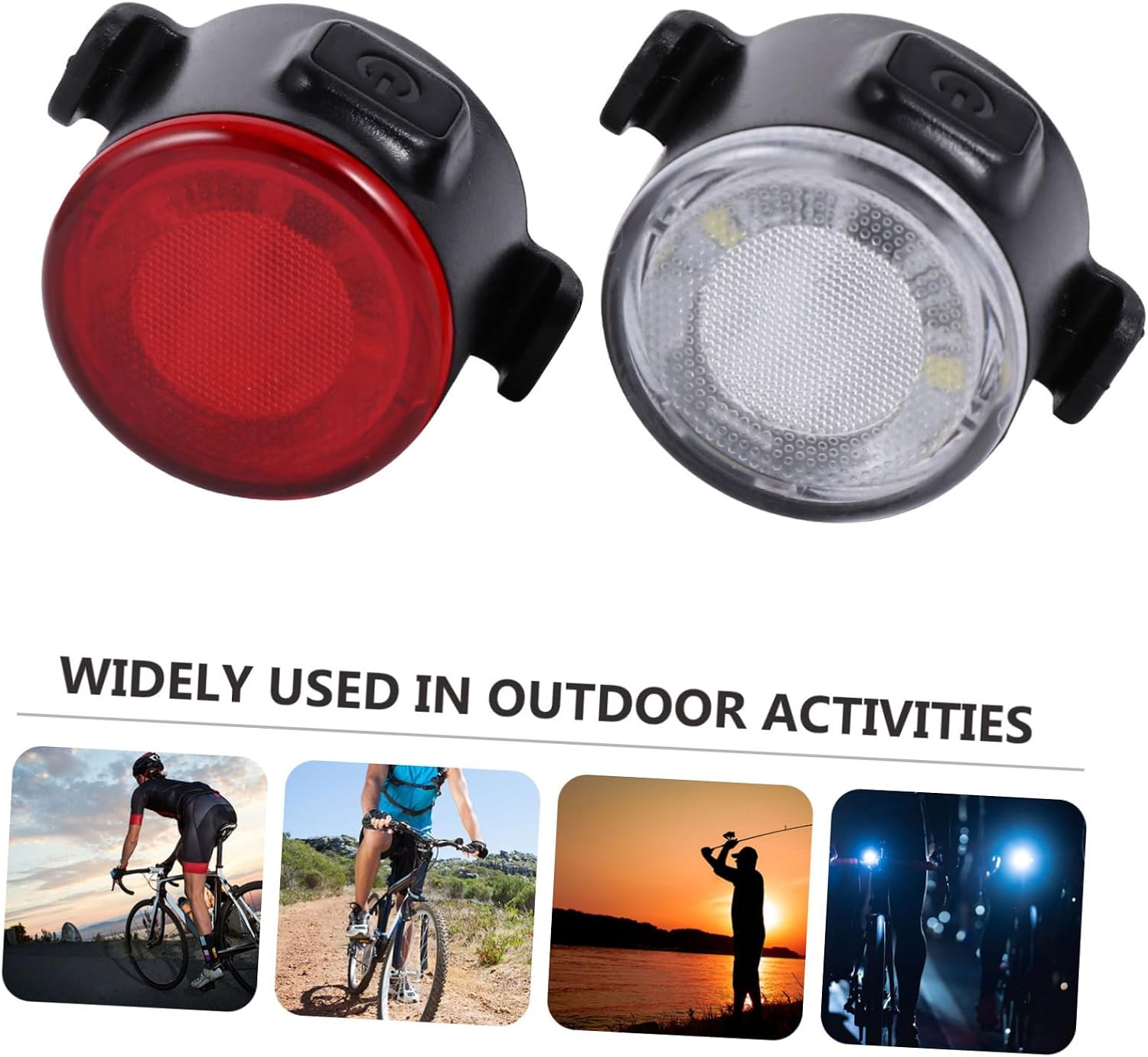 VICASKY Bicycle Light Front Road Rear Lights Taillight Water Rechargeable Outdoor Bike Cycling Headlight