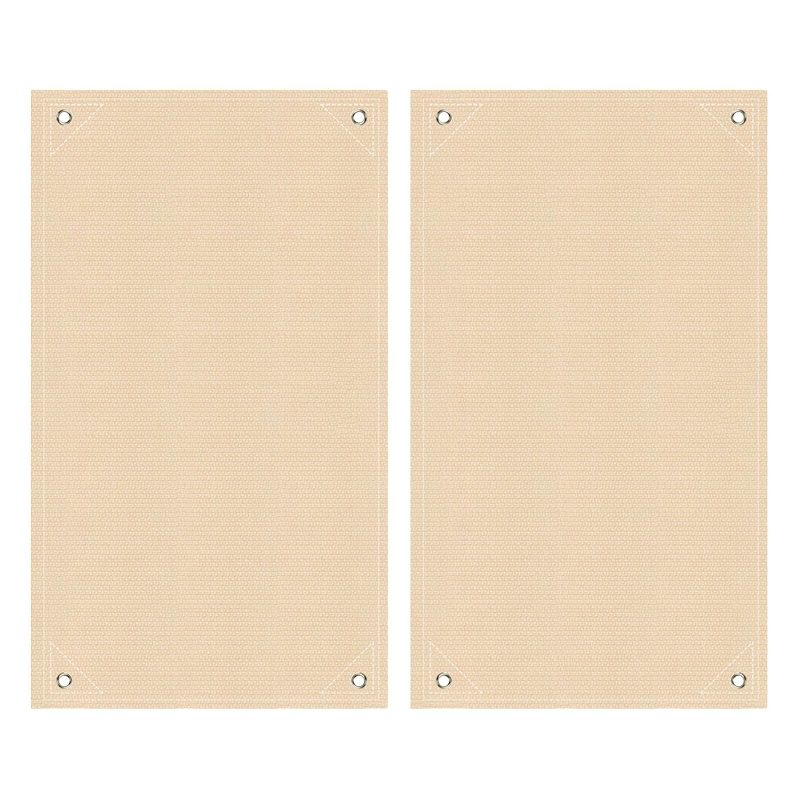 LIOOBO Alfombrilla Protectora para Barbacoa 2 Pcs de Fibra de Vidrio