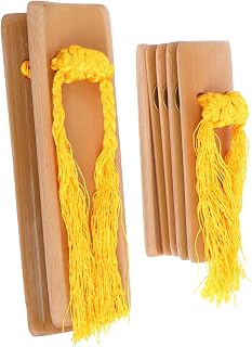Milisten 2pcs Kuaiban Clappers Traditional Chinese Percussion Instrument for Ethnic Performances Engaging Audience Interaction Lightweight and Portable Design for Festive Events
