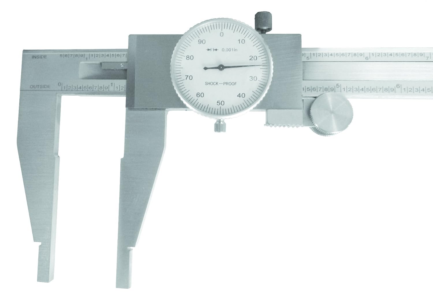 0-24 Dial Caliper - White Face