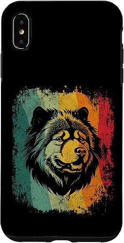 Miniatura 1 de Funda para perro Chow Chow Chow de estilo retro para iPhone XS Max