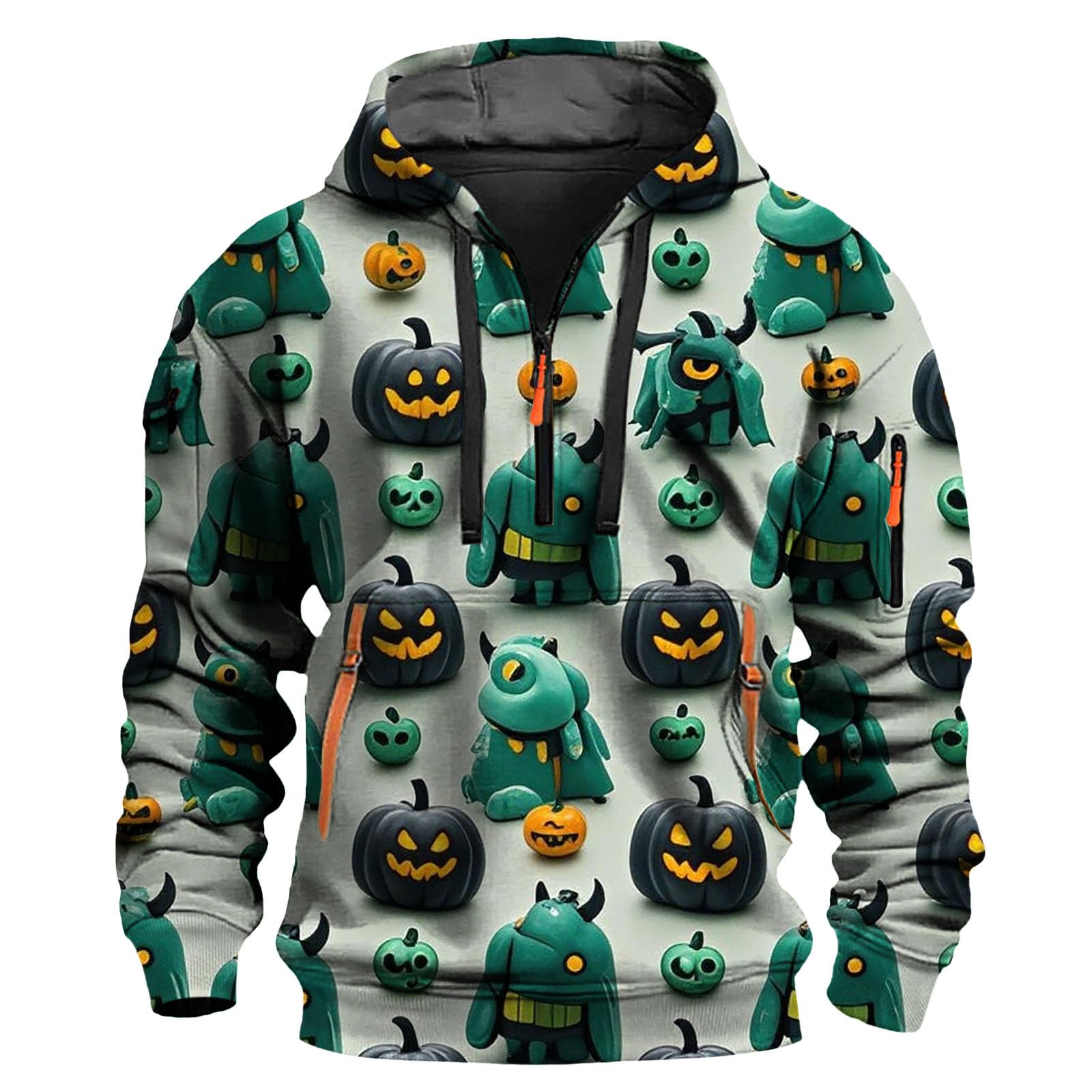Ropa Anti UV Hombre Sudadera De Manga Larga para Hombre, Estilo Otoño, con Estampado 3D. Camiseta Exteriores. Sudaderas Barca (Green, L) Caza Proteccion Solar Kit Pesca Camisa Ciclismo