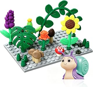 KAZI Birthday Gifts for 3 4 5 6 Years Old Kids Girls Boys,Cute Insect Flower Garden Building Toy Set,Educational STEM Learning Pretend Play Mini Resin Figurines,Birthday, Trendy Stuff