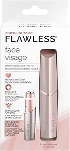 Finishing Touch Flawless Facial Hair Remover, Blush, 1 Count (Packaging may vary)