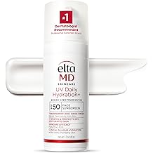 EltaMD UV Daily Face Sunscreen Moisturizer with Zinc Oxide, Daily Face Moisturizer with SPF, Great for Dry, Combination, and Normal Skin