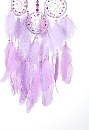 Miniatura 3 de Atrapasueños de plumas, atrapasueños de árbol de la vida de cristal, atrapasueños de cristal curativo, atrapasueños de chakras de cristal para