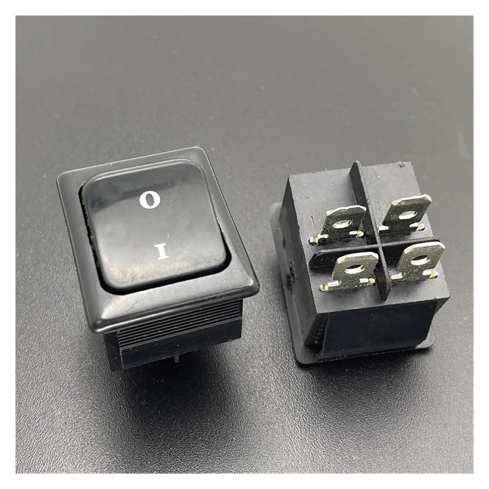 Interrupteur forte puissance 10A 250V à 4 broches avec mécanisme KCD4 rigide