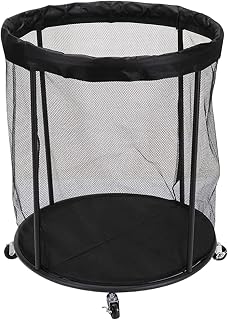 Genérico Contenedor para Pelotas | Cesta Para Pelotas,Bolsa Portátil de Gran Capacidad para Exterior Garaje Deportes Piscina Patio Jardín Terraza