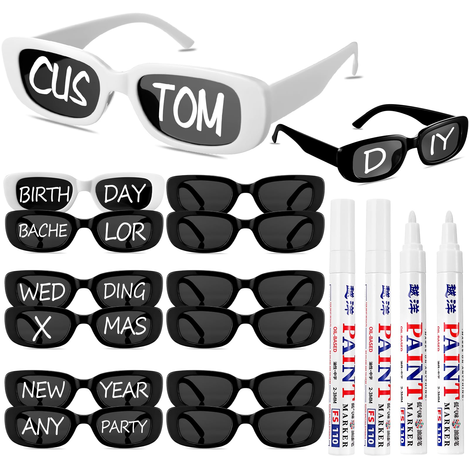 Flutesan Personalized Custom Sunglasses