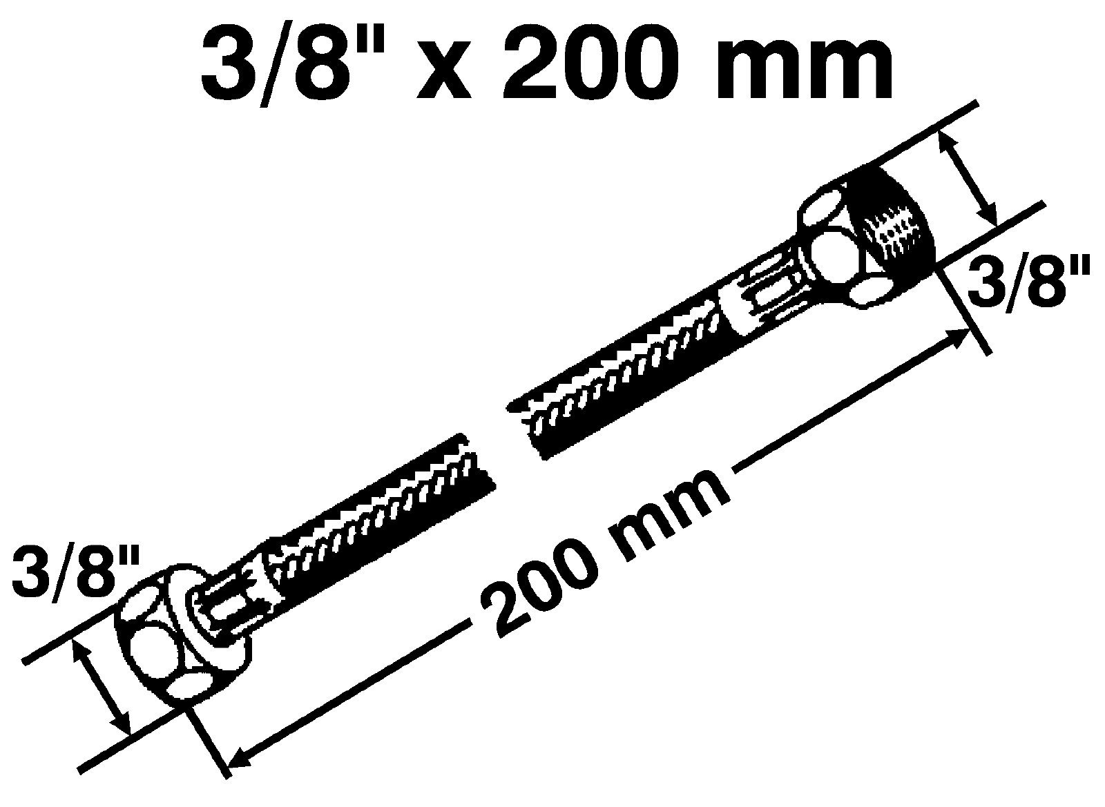 Sanitop-Wingenroth 19128 9 wąż armaturowy do podłączenia kranu | narzuta 3/8 cala x 3/8 cala x 200 mm | wąż elastyczny | wąż łączący | wąż przyłączeniowy armatura | 19128 9