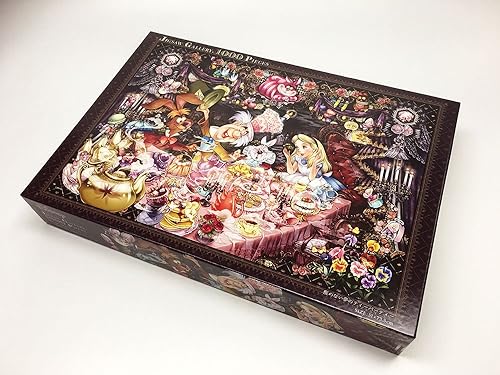 Miniatura 6 de Tenyo 1000 Dream of The Tea Party That Does not Wake up Alice in Wonderland Piece Jigsaw Puzzle (51x73.5cm)